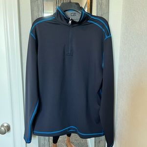Mens Reversible Cutter & Buck 1/4 Zip Golf Top, Large